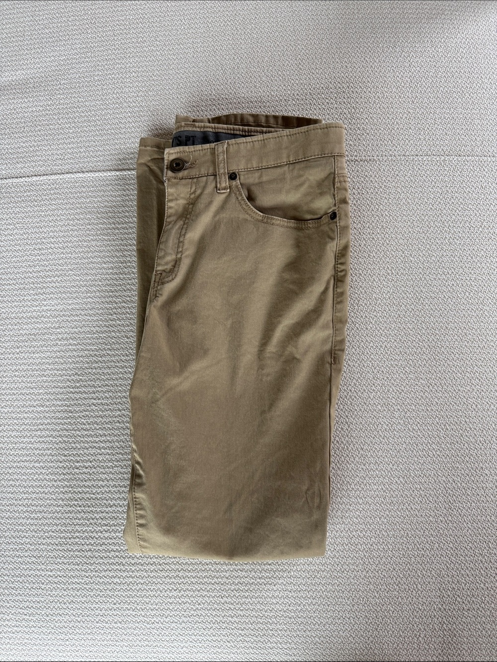 Baileys PT. Flex Original Straight Mid Rise Straight Leg Khakis